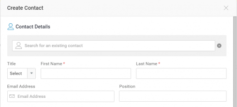 Link existing contact2