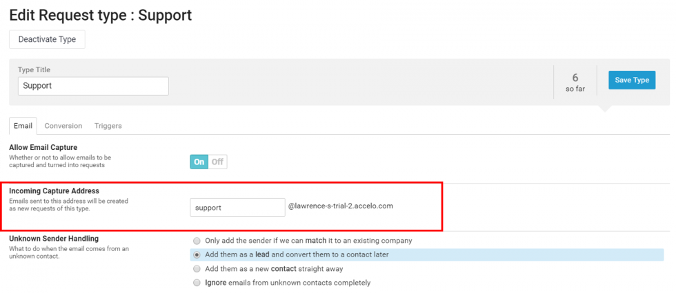 Incoming Capture Address 3