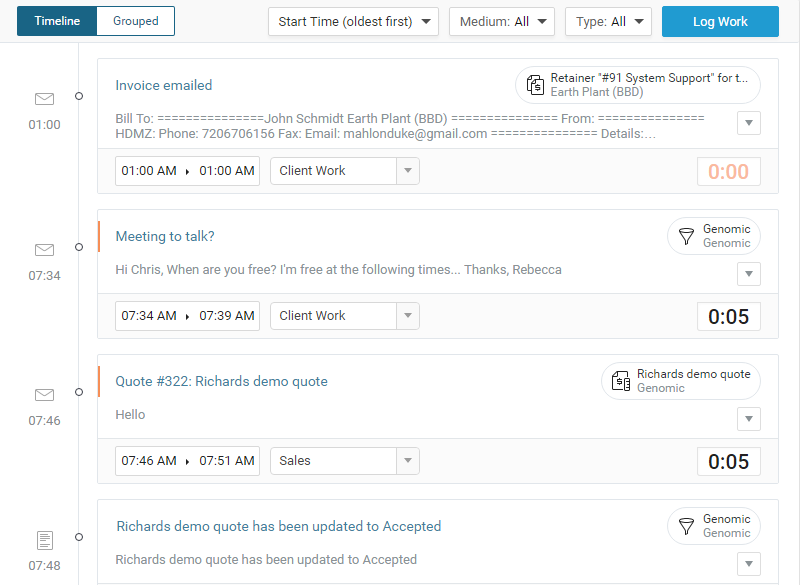 accelo.DailyTimesheetActivities