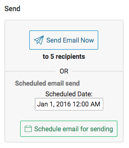 accelo.Send Email Campaign