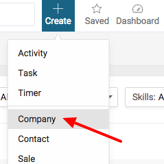 accelo.create a company